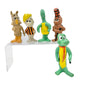Vintage 1969 Pogo Cartoon Rubber Figures Set Of 5 Collectibles 5-6 inches Tall