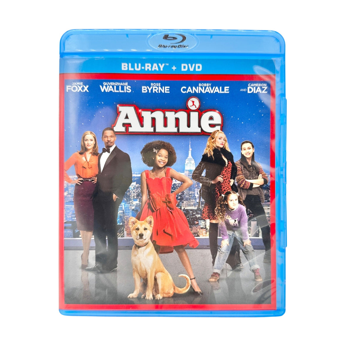 Annie Blu Ray and DVD Combo Pack With Bonus Features Family Friendly PG Rating