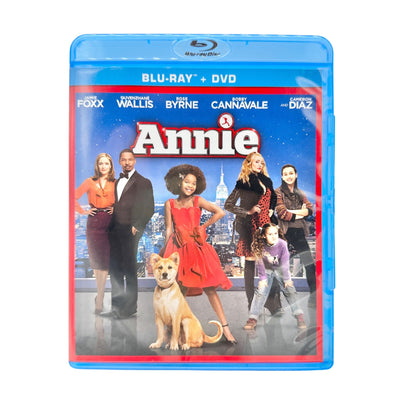 Annie Blu Ray and DVD Combo Pack With Bonus Features Family Friendly PG Rating