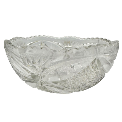 Pattee Cross Master Berry Bowl Childrens Tableware Etched EAPG 4" Diameter