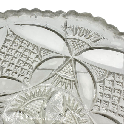 Pattee Cross Master Berry Bowl Childrens Tableware Etched EAPG 4" Diameter
