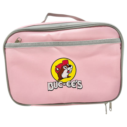 Bucees Kids Pink Lunch Bag With Insulated Interior and Handle 10.6"x7.7"x3.75"