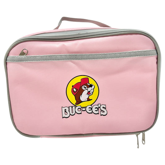 Bucees Kids Pink Lunch Bag With Insulated Interior and Handle 10.6"x7.7"x3.75"