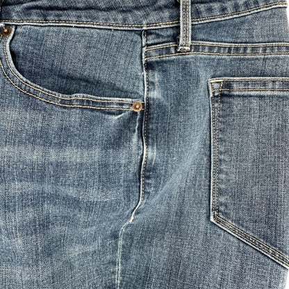 Old Navy Womens Straight Leg Jeans Womens Size 18 Regular Blue Stretch Denim
