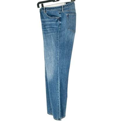 Old Navy Womens Straight Leg Jeans Womens Size 18 Regular Blue Stretch Denim