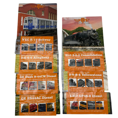 MTH Electric Trains HO Scale Model Train Brochures 2015-16 Editions Collectible