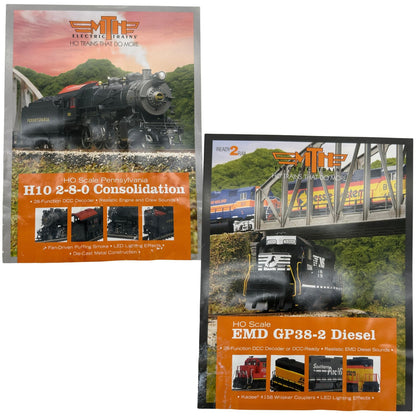 MTH Electric Trains HO Scale Model Train Brochures 2015-16 Editions Collectible