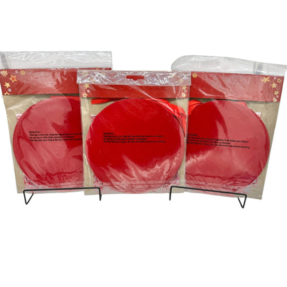 Kringles Kitchen Cookie Tray Kits 12 Cellophane Bags 12 Trays 12 Gift Tags/Ties