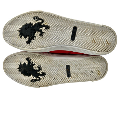 Vlado Footwear High-Top Sneakers Mens Size 13 Red Canvas White Laces