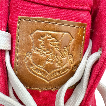 Vlado Footwear High-Top Sneakers Mens Size 13 Red Canvas White Laces