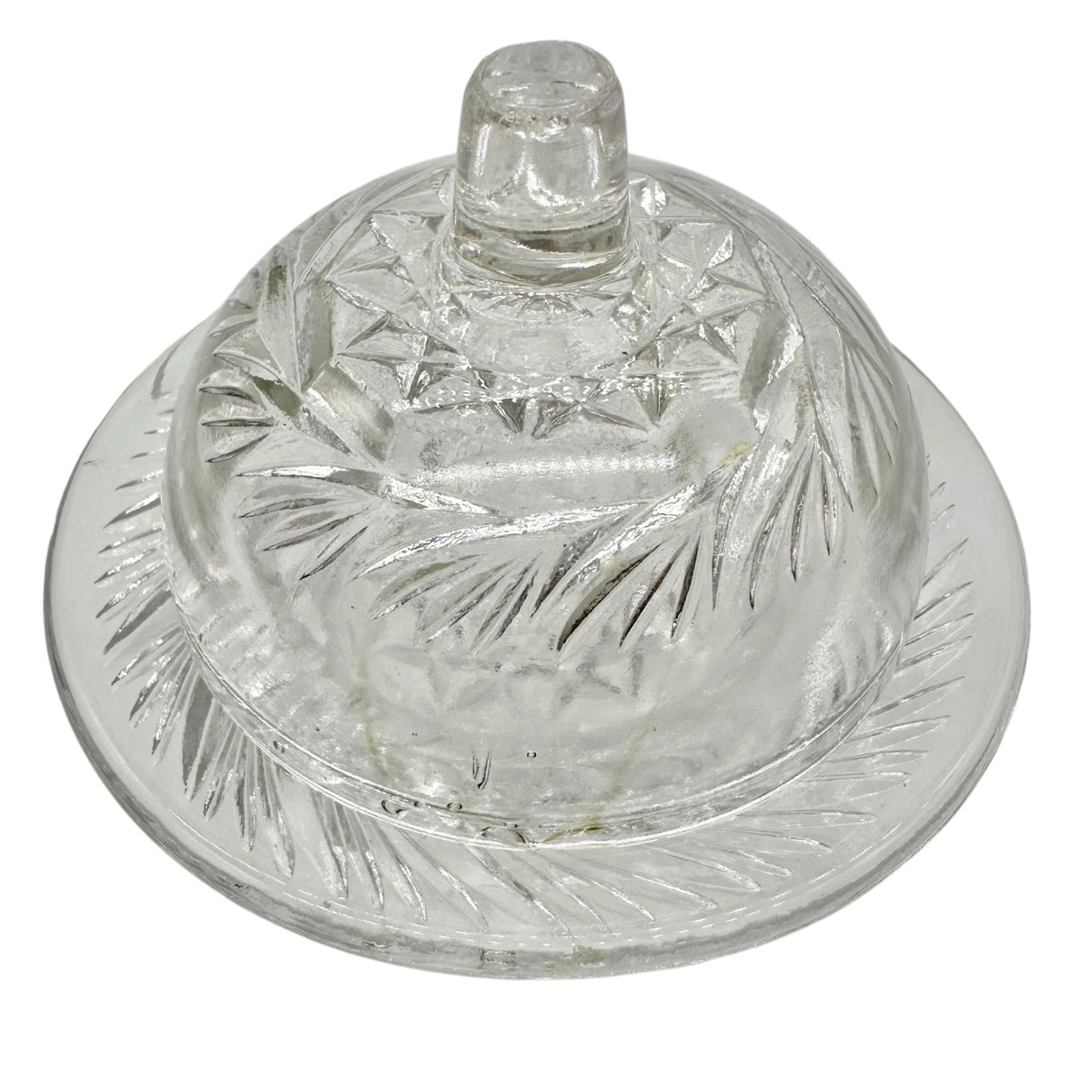 Whirligig Buzz Star Creamer Spooner Butter Dish Childrens Tableware EAPG 2.5"H