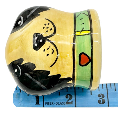 Hand-Painted Ceramic Dog Salt and Pepper Shakers Fun Collectible Tableware