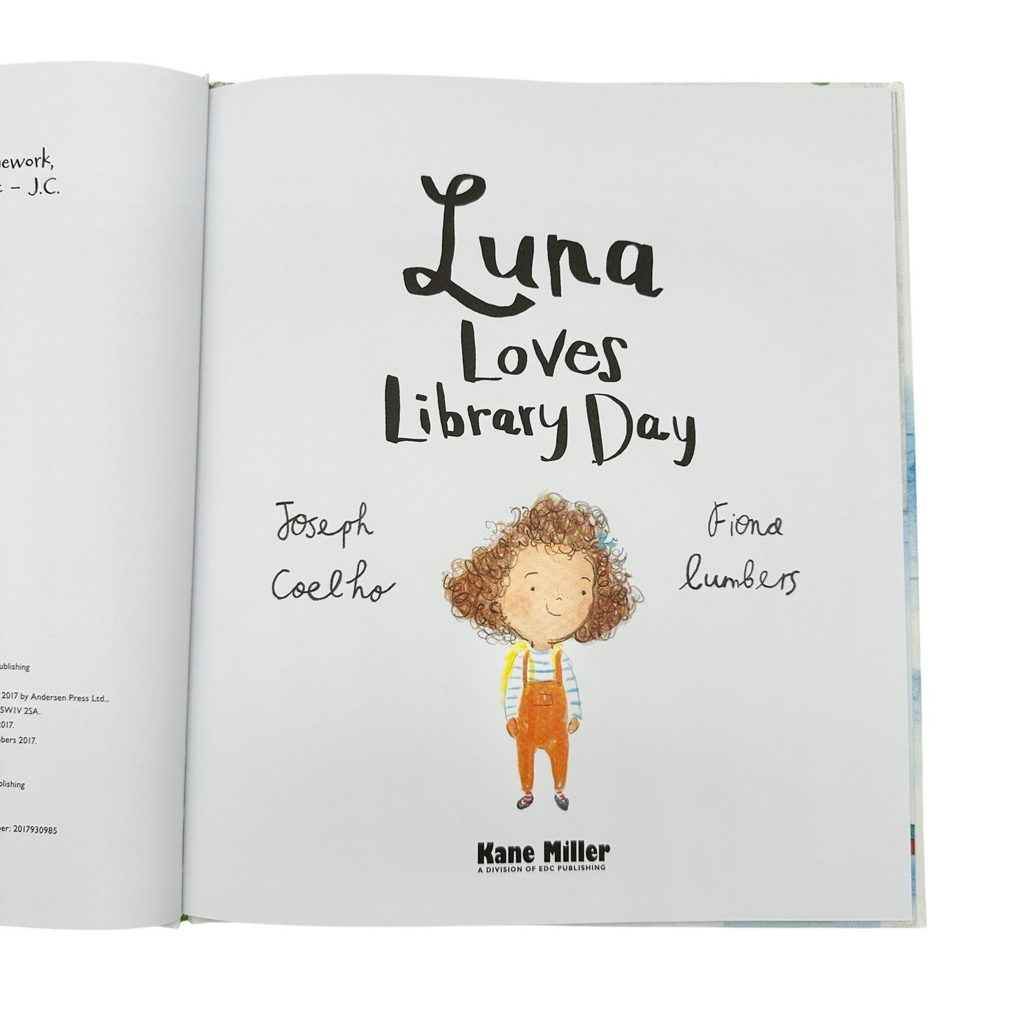 Luna Loves Library Day by Joseph Coelho (2018, Hardcover) Kids Book