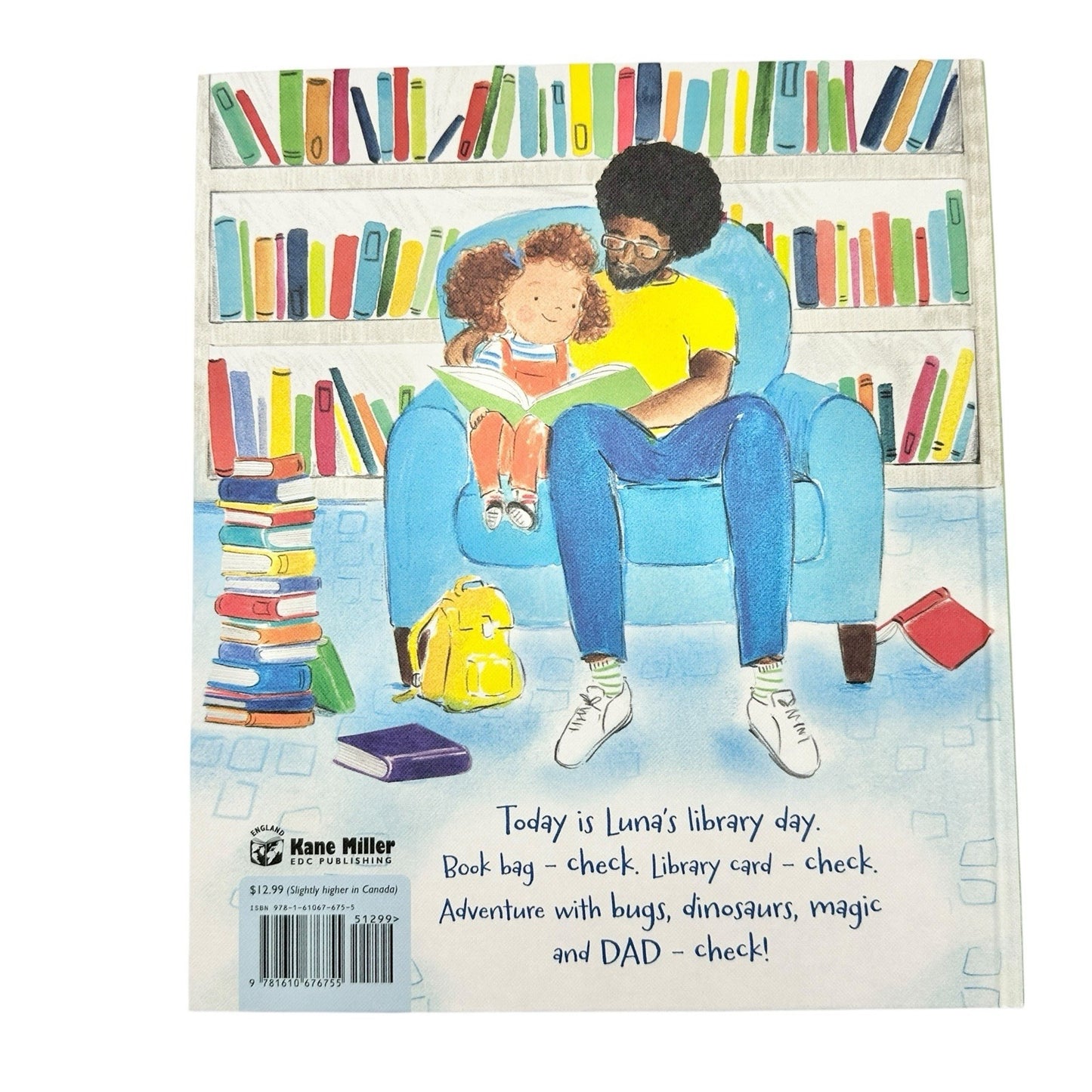 Luna Loves Library Day by Joseph Coelho (2018, Hardcover) Kids Book