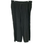 Roamans Womens Plus Size 26W Black Wide-Leg Rayon Pull On Pants Drawstring Waist