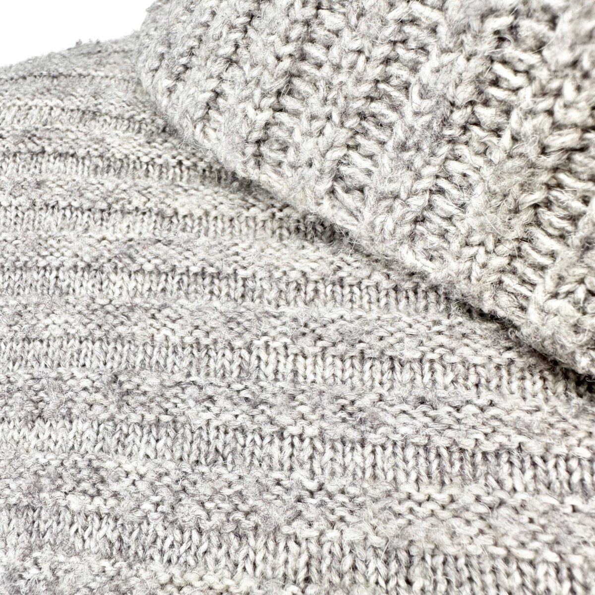 db Established 1962 Cowl Neck Sweater Womens 2X with Side Zippers Light Gray LS