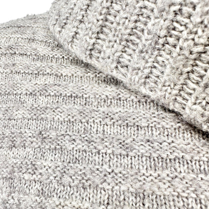 db Established 1962 Cowl Neck Sweater Womens 2X with Side Zippers Light Gray LS