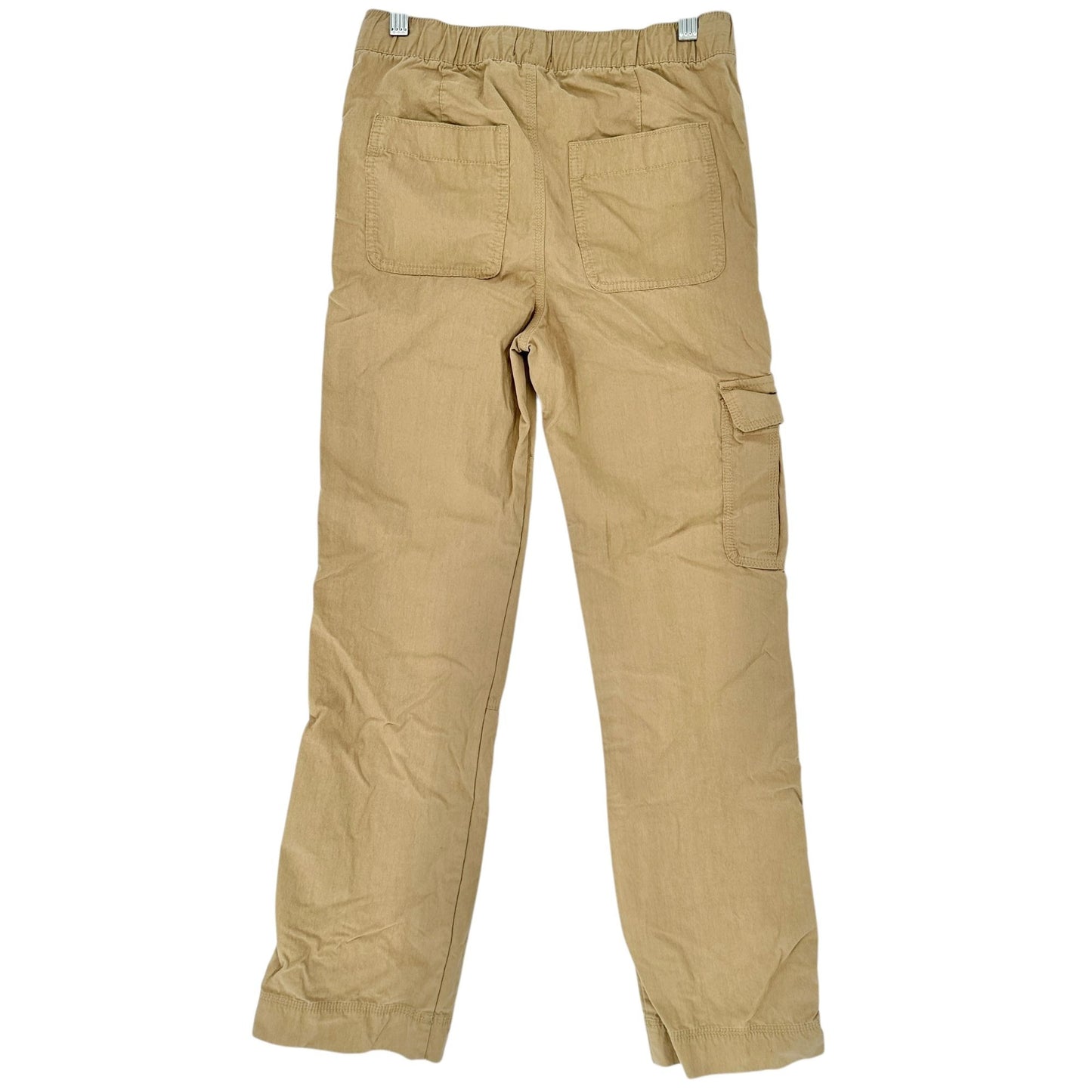 GapKids Cargo Pants Size XXL Regular Khaki Cotton Nylon Drawstring Waist Pockets