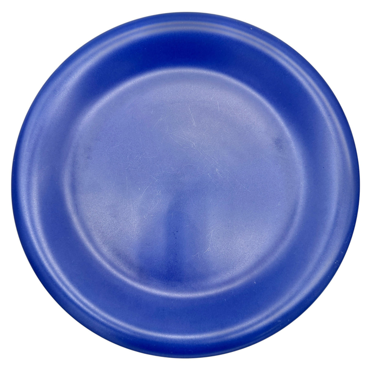 Set Of 3 Ceramic Plates TWO 11 inch Dinner and ONE 8 inch Dessert Solid Blue