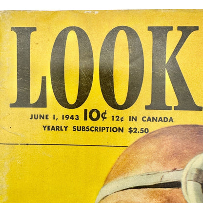Look Magazine June 1 1943 General Patton WWII Cover Historical Ads and Articles