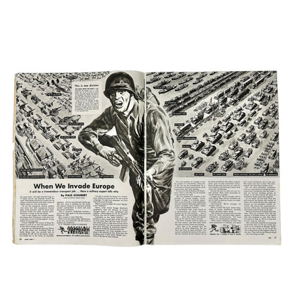 Look Magazine June 1 1943 General Patton WWII Cover Historical Ads and Articles