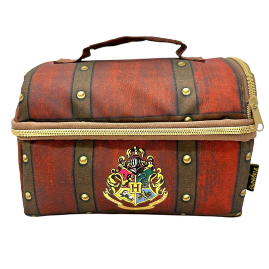 Harry Potter Hogwarts Trunk Style Insulated Lunch Bag Optional Shoulder Strap