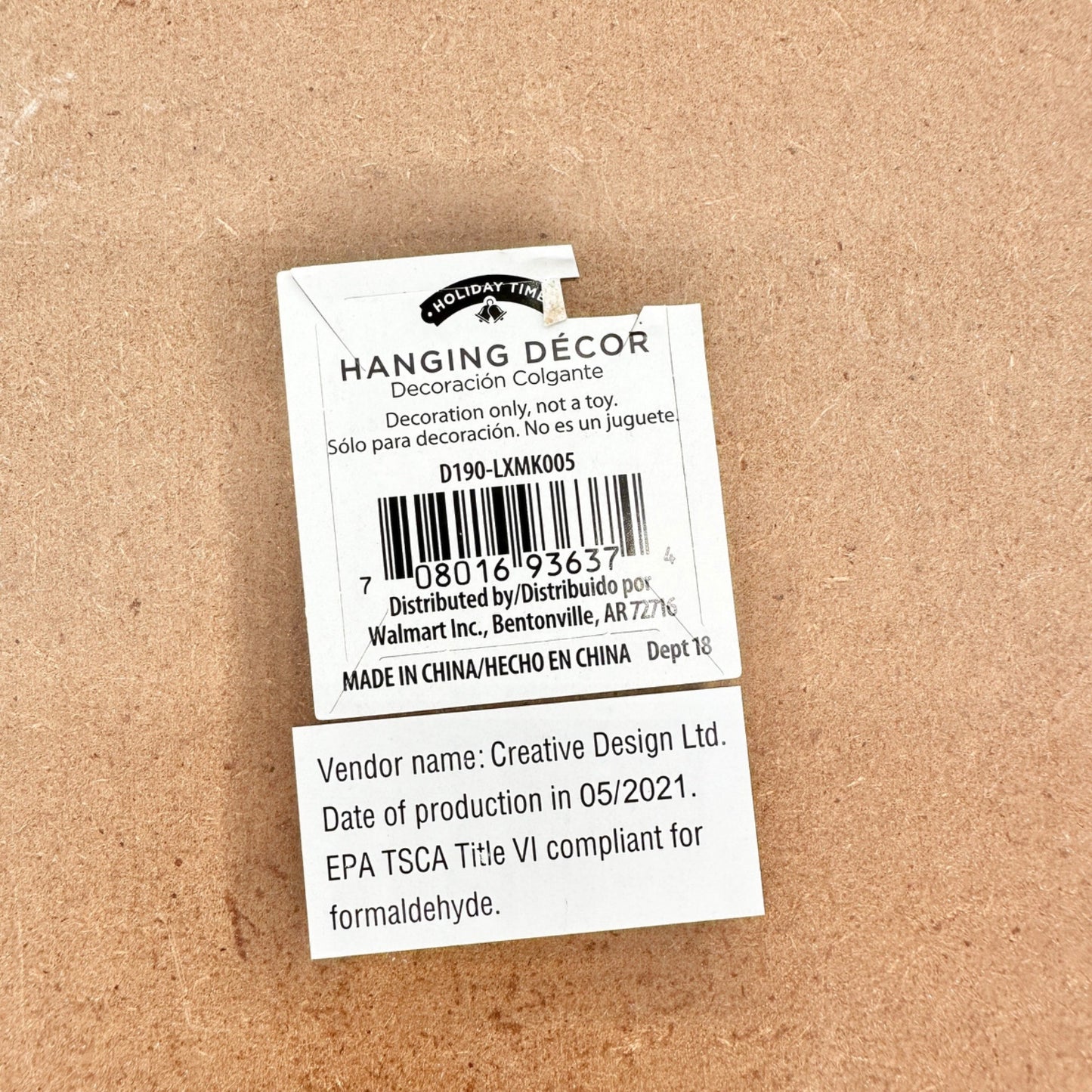 Hot Apple Cider Hanging Sign 11x8.5 Red Beige By Holiday Time 2021 Autumn Decor