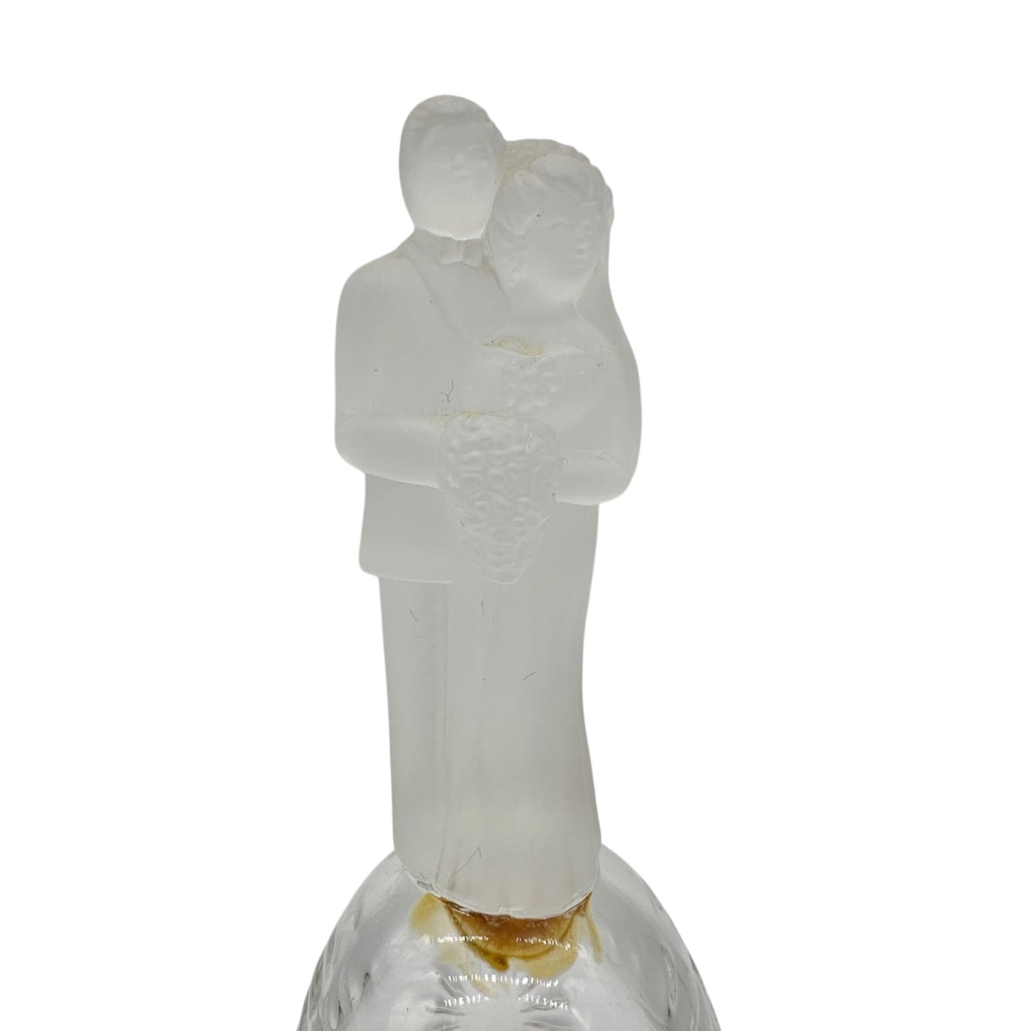 Vintage Artmark Lead Crystal Wedding Bell Bride Groom Figurine W. Germany 5"H