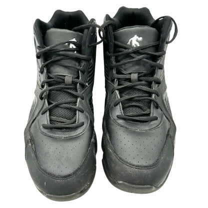 AND1 Mens Black High Top Basketball Shoes Size 12 Synthetic Non-Marking Sole