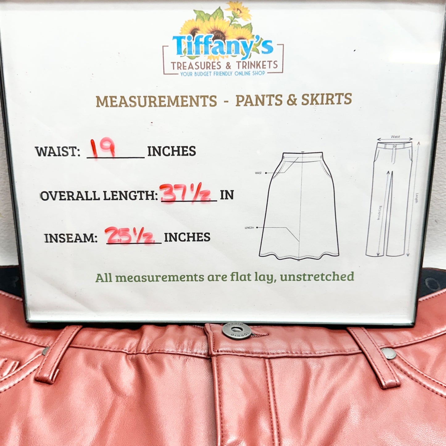 Torrid Faux Leather Pants Womens Size 16S Brown High Rise Skinny Fit Pockets NWT