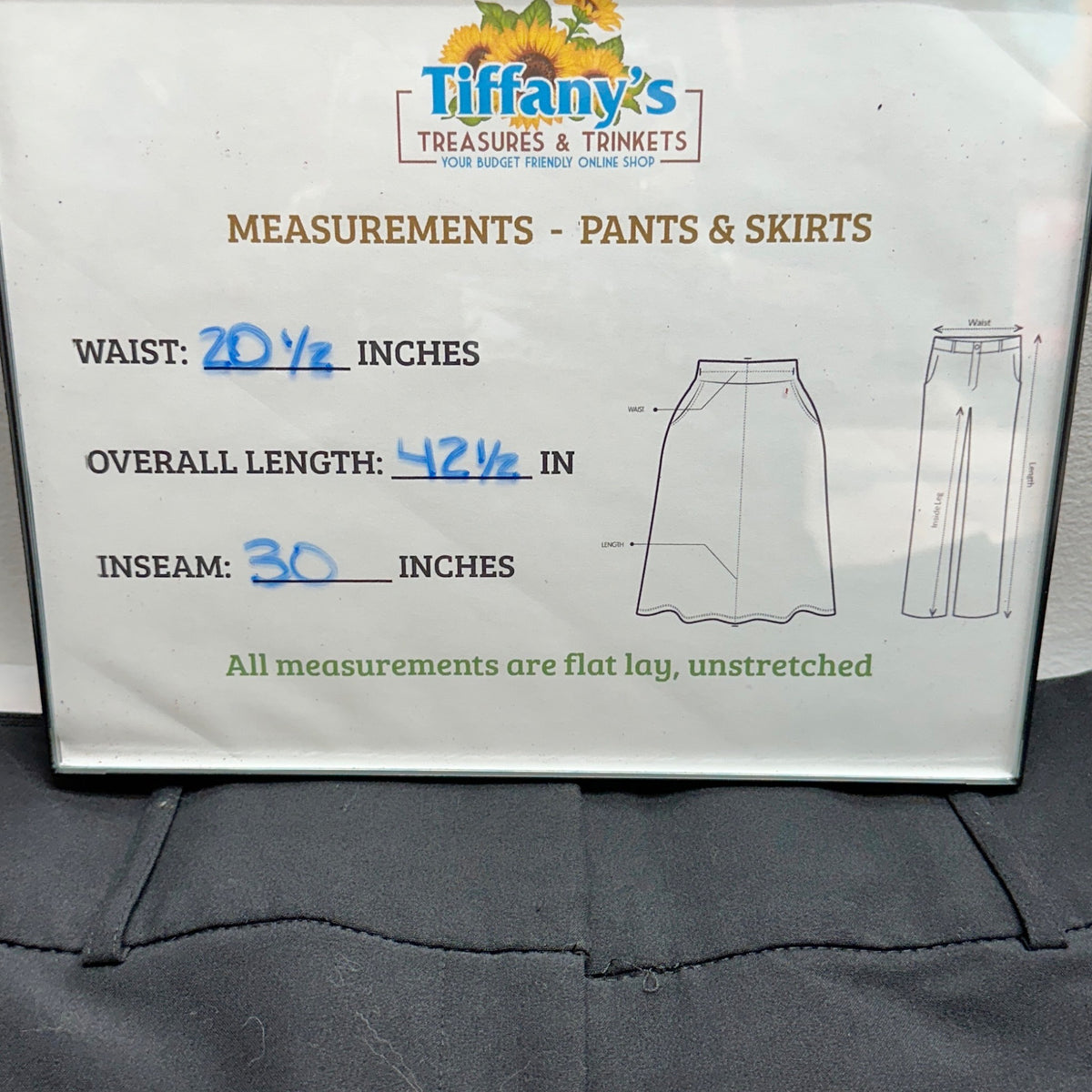 Lane Bryant Trousers Womens Plus Size 20 With Stretch Waistband And Pockets
