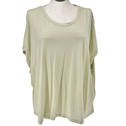Palo Alto Back Seam Top Womens 3X Sage Green By 78 & Sunny SS Loose Fit