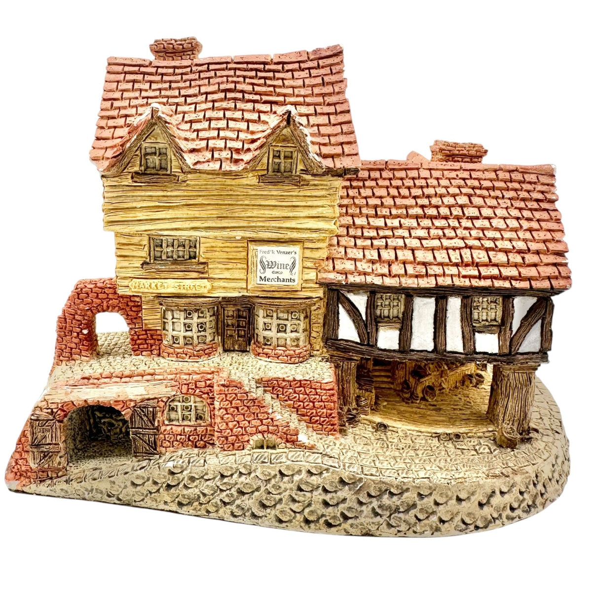 David Winter 1980 Market Street Handcrafted Hand Painted Collectible John Hine