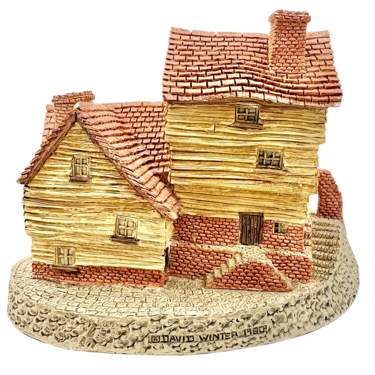 David Winter 1980 Market Street Handcrafted Hand Painted Collectible John Hine