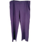 Coldwater Creek Classic Fit Stretch Pants Womens 2X 20-22 Purple Rayon Blend