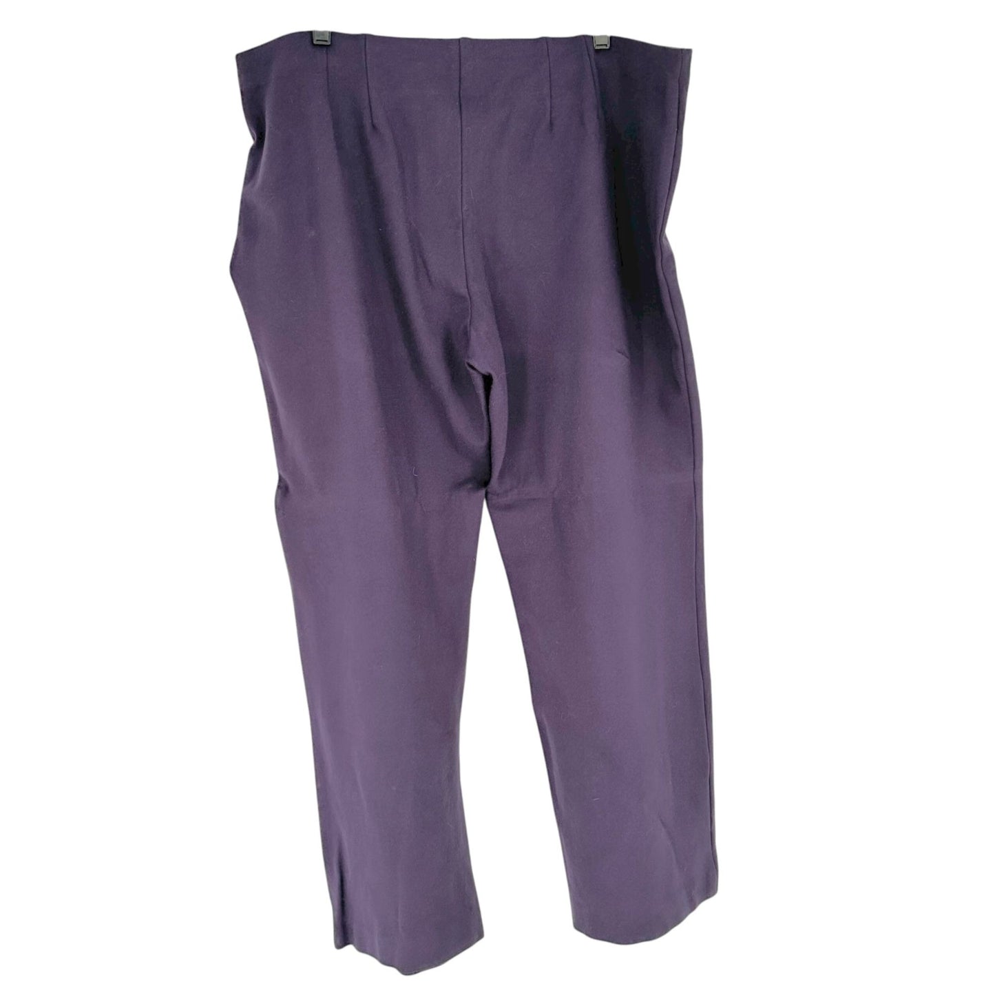 Coldwater Creek Classic Fit Stretch Pants Womens 2X 20-22 Purple Rayon Blend
