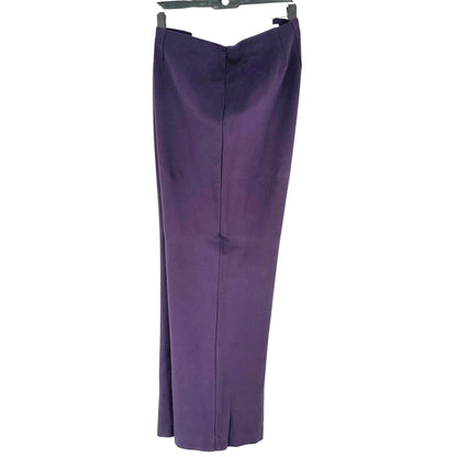 Coldwater Creek Classic Fit Stretch Pants Womens 2X 20-22 Purple Rayon Blend
