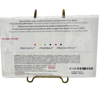 Color Street IT TAKES TUCSON Real Nail Polish Strips 16 Count Made in USA