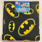 Fat Quarter Fabric Batman Symbol DC Comics Black Yellow 18"x21" Cotton