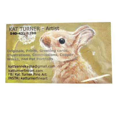 Kat Turner Matted Print 10 x 8 Boy Girl in Creek NIP Original Artwork