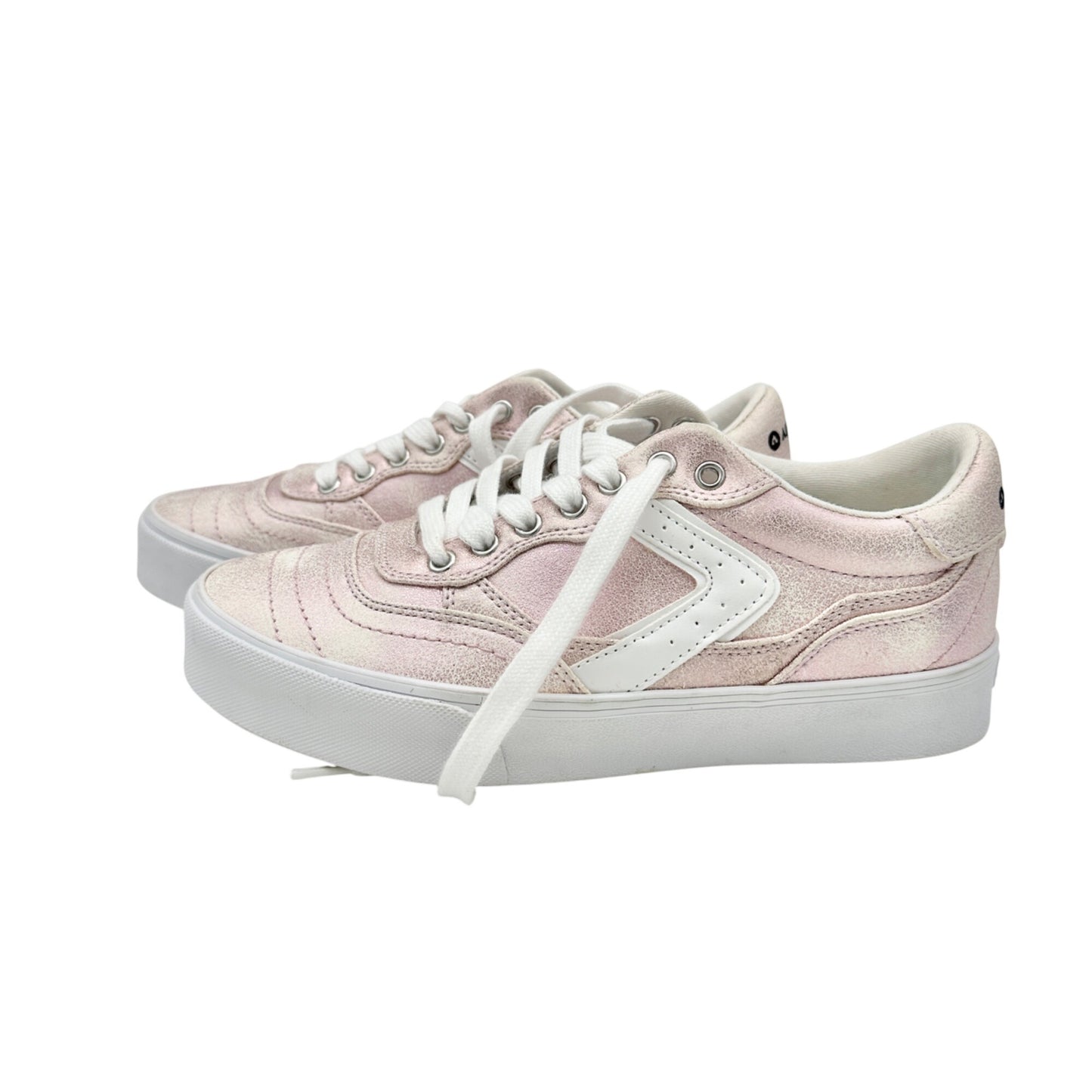Airwalk Harley Sneakers Womens 6M Pink Metallic Lace Up Casual Shoes Durable