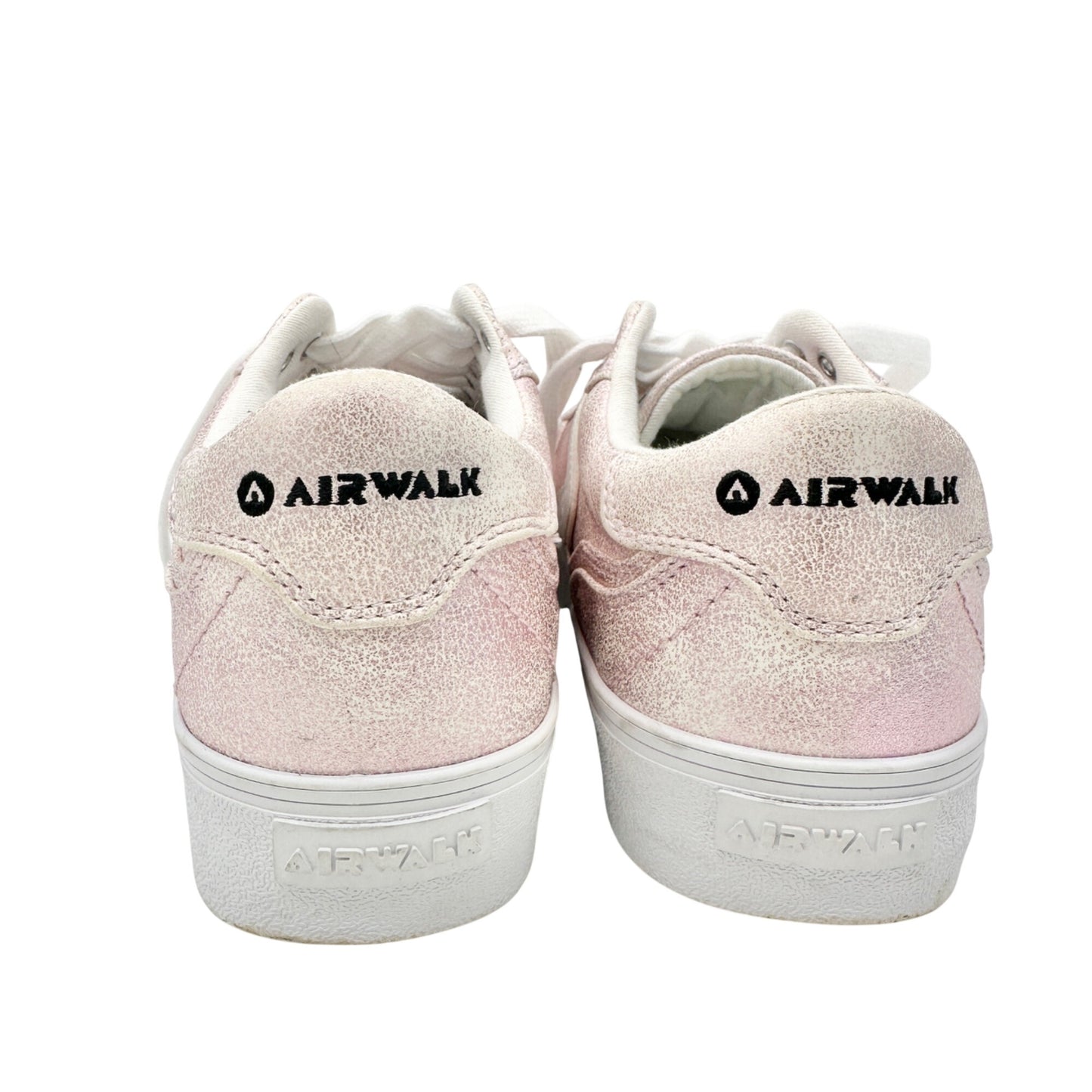 Airwalk Harley Sneakers Womens 6M Pink Metallic Lace Up Casual Shoes Durable