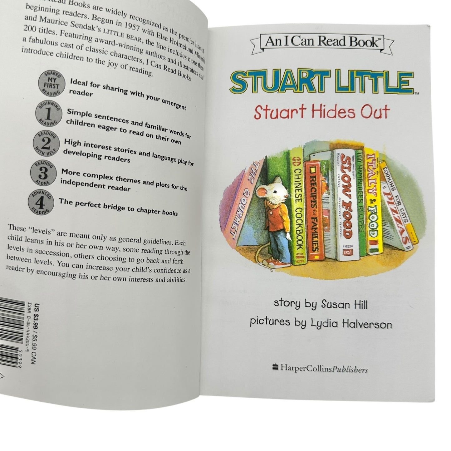 Stuart Hides Out by Susan Hill (2001, Trade Paperback) An I Can Read Book