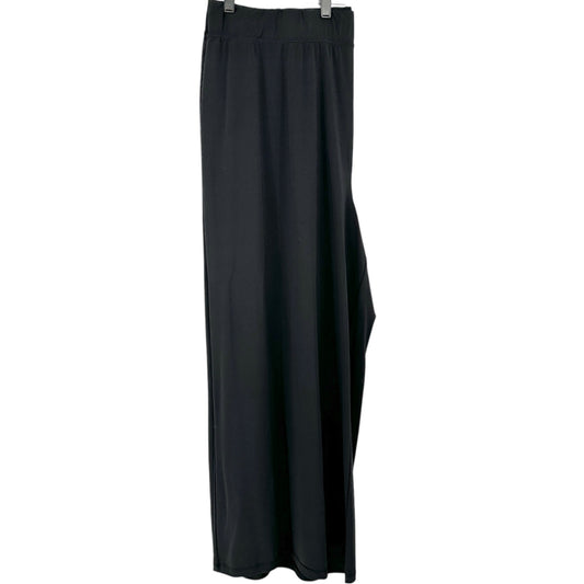Jessica London Pants Womens Size 26/28 Black Wide-Leg Pockets Professional Look