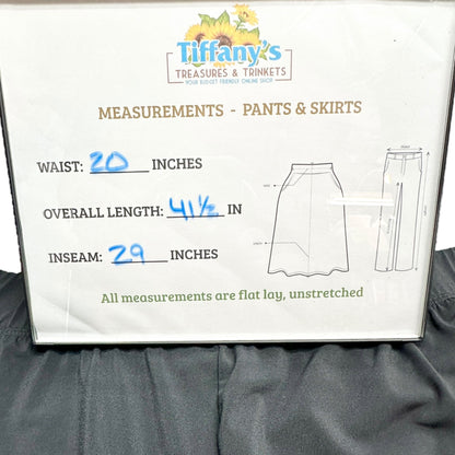 Jessica London Pants Womens Size 26/28 Black Wide-Leg Pockets Professional Look