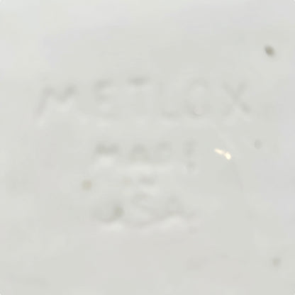Metlox Serving Platter 15 x 11 Chicken Themed White Ceramic Made in USA