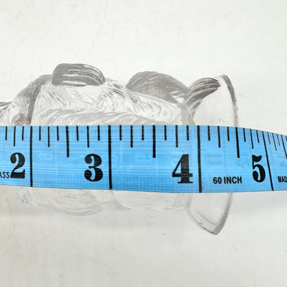 Bryce Higbee Co Menagerie Glass Childrens Table Set 1885 Owl Fish Turtle Bear