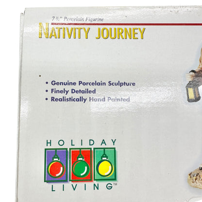 Christmas Holiday Living Nativity Journey Porcelain Figurine Hand-Painted Detail