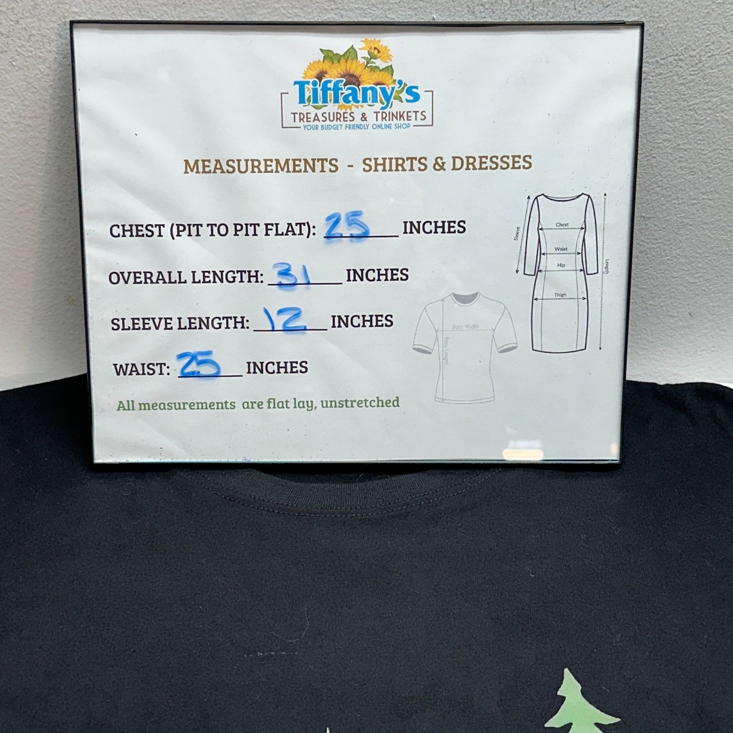 Welcome To Wishabish Woods National Forest Tee 2XL Black Cotton Graphic Shirt