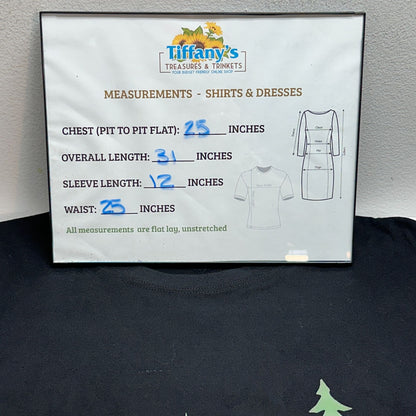 Welcome To Wishabish Woods National Forest Tee 2XL Black Cotton Graphic Shirt